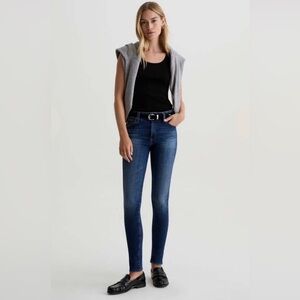 AG Adriano Goldschmied The Farrah skinny Ankle Dark Blue Skinny Jeans 27R